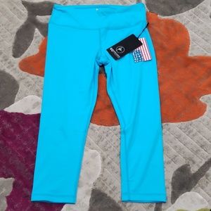 90 Degree by Reflex Crop Leggings, NWT